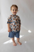 Blue Baseball Boy's Casual Set