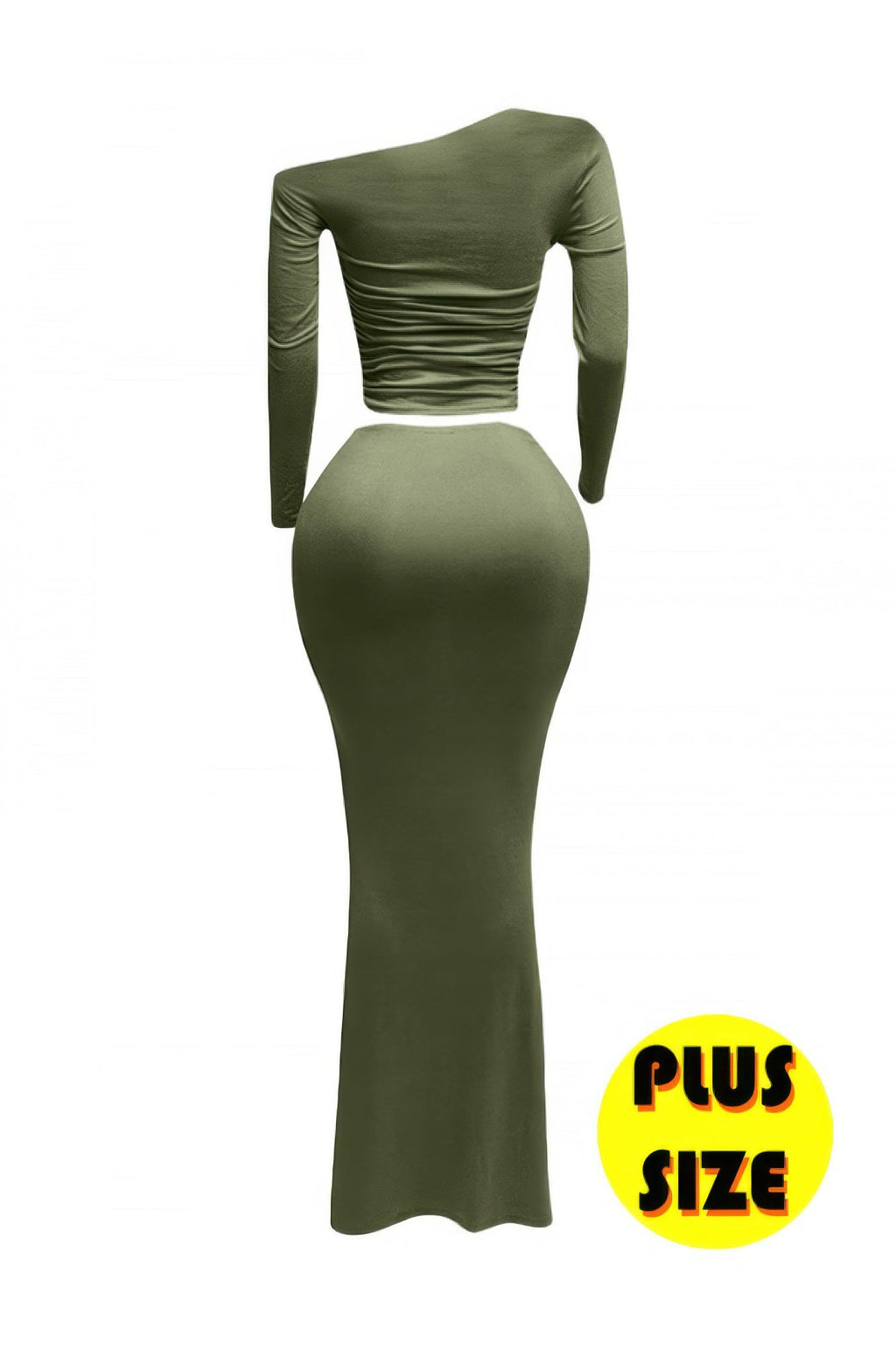 One Side Off Shoulder Top & Skirt Set