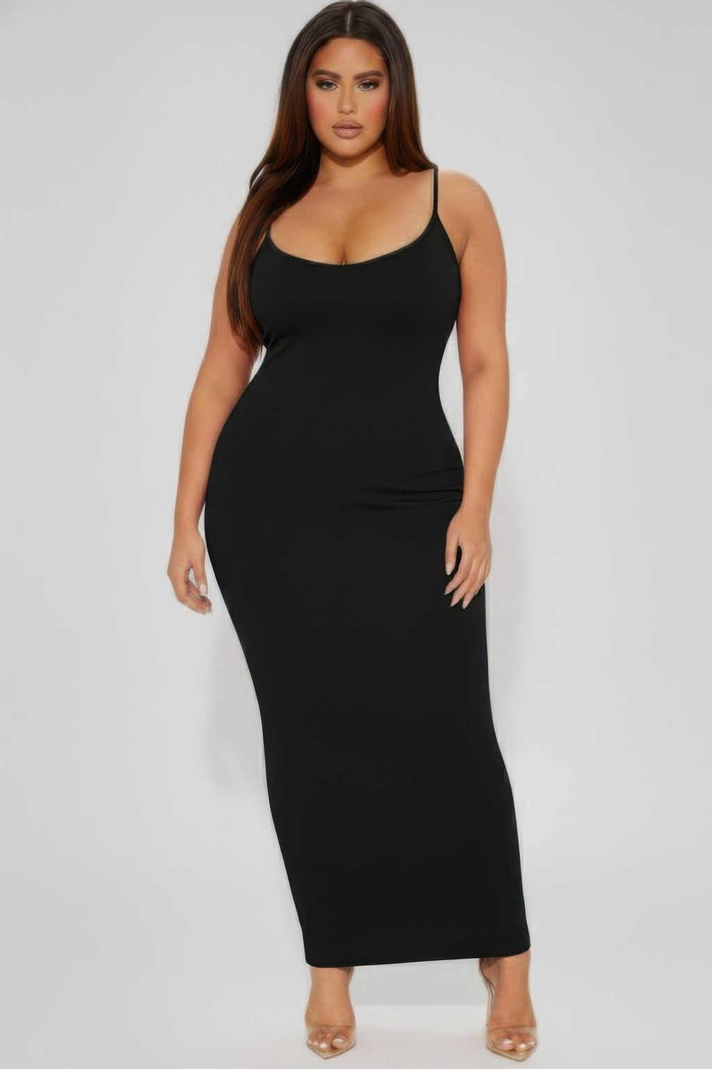 Ribbed Mermaaid Hem Cami Dress