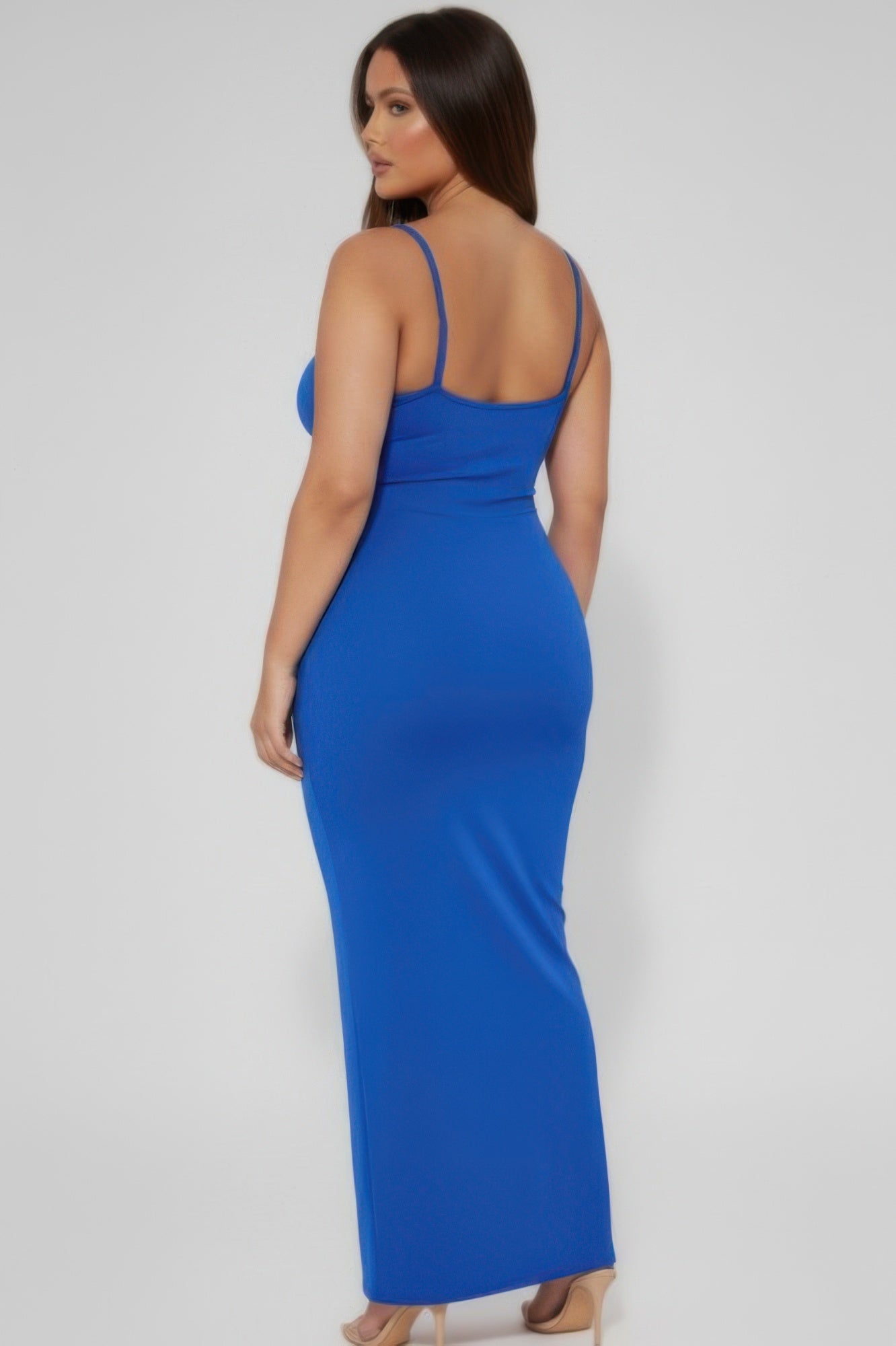 Ribbed Mermaaid Hem Cami Dress