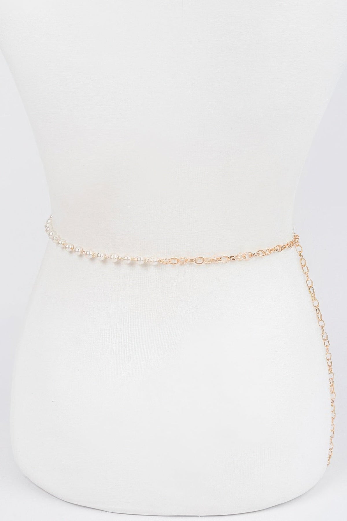Pearl Layered Chain Belt