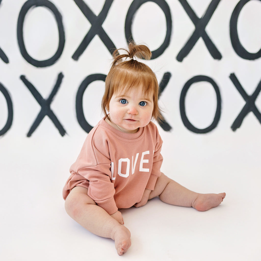 Loved Sweatshirt Romper - more colors