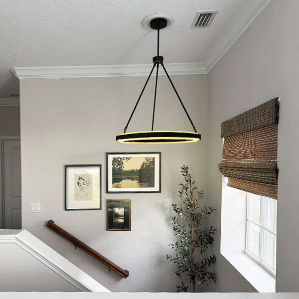 Adjustable Round LED Chandelier